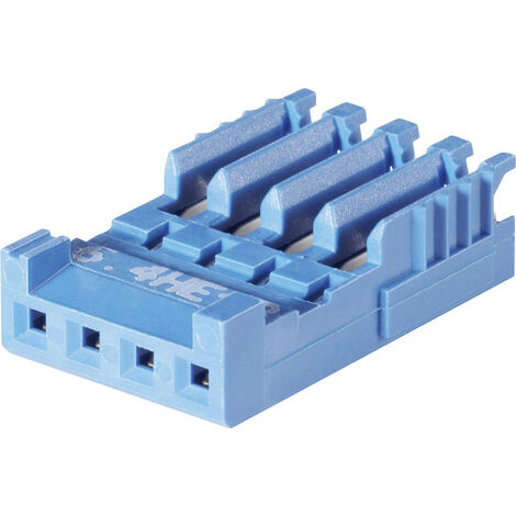 TE Connectivity Buchsengehäuse-Kabel AMPMODU HE13 Polzahl Gesamt 4 Rastermaß: 2.54 mm 281784-4 1 St.