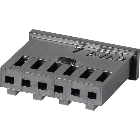 TE Connectivity Buchsengehäuse-Kabel AMPMODU MOD II Polzahl Gesamt 9 Rastermaß: 2.54 mm 280512 1 St.