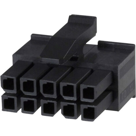 TE Connectivity Buchsengehäuse-Kabel Micro-MATE-N-LOK Polzahl Gesamt 10 Rastermaß: 3 mm 1-794617-0 1