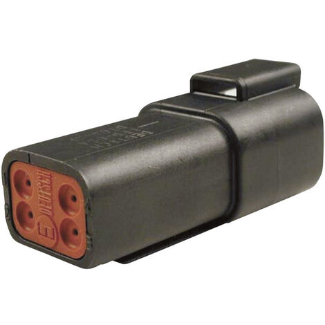 TE Connectivity DT 04-4 P-CE02 Rundstecker Stecker, gerade Gesamtpolzahl: 4 Serie (Rundsteckverbinde