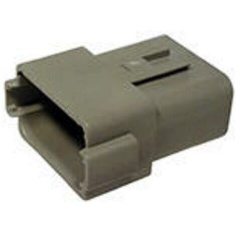TE Connectivity DT04-12PA Cosse cylindrique mâle mâle, droit Nombre total de pôles: 12 Série (connecteur rond): DT 1 pc(s) W567911