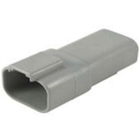 TE Connectivity DT04-4P Cosse cylindrique mâle mâle, droit Nombre total de pôles: 4 Série (connecteur rond): DT 1 pc(s) W554721