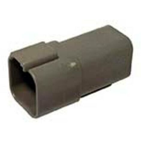 TE Connectivity DT04-6P Cosse cylindrique mâle mâle, droit Nombre total de pôles: 6 Série (connecteur rond): DT 1 pc(s) W554991