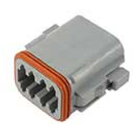 TE Connectivity DT06-08SA Rundstecker Buchse, gerade Gesamtpolzahl: 8 Serie (Rundsteckverbinder): DT
