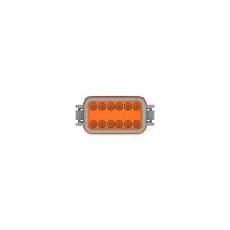 TE Connectivity DT06-12SA Cosse cylindrique mâle femelle, droit Nombre total de pôles: 12 Série (connecteur rond): DT 1 pc(s) W567991