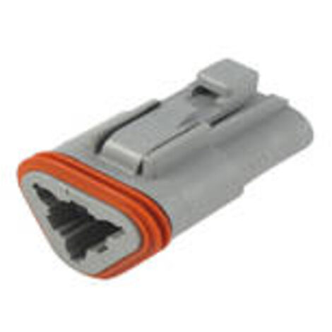 TE Connectivity DT06-3S Rundstecker Buchse, gerade Gesamtpolzahl: 3 Serie (Rundsteckverbinder): DT