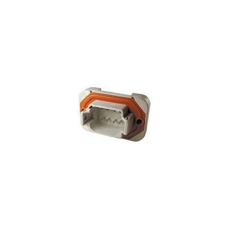 TE Connectivity DT15-08PA Cosse cylindrique mâle embase mâle verticale Nombre total de pôles: 8 Série (connecteur rond): DT 1 pc(s) W501961