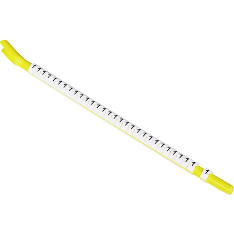 TE Connectivity STD02W-2 Clip de marquage Impression 2 Plage de Ø extérieur 1 à 1.80 mm 341158-000 Y847231
