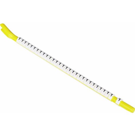 TE Connectivity STD02W-5 Clip de marquage Impression 5 Plage de Ø extérieur 1 à 1.80 mm 939726-000