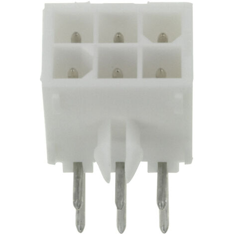 TE Connectivity Stiftgehäuse-Platine Mini-Universal-MATE-N-LOK Polzahl Gesamt 8 Rastermaß: 4.14 mm 1