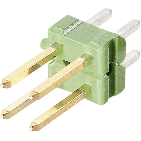 TE Connectivity Stiftleiste (Standard) Anzahl Reihen: 2 Polzahl je Reihe: 3 825440-3 1 St.