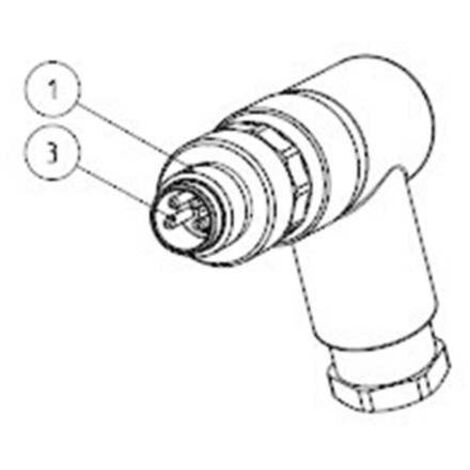 TE Connectivity T4113001051-000 Connettore non confezionato per sensore o attuatore M12 Spina angolata Numero di poli: