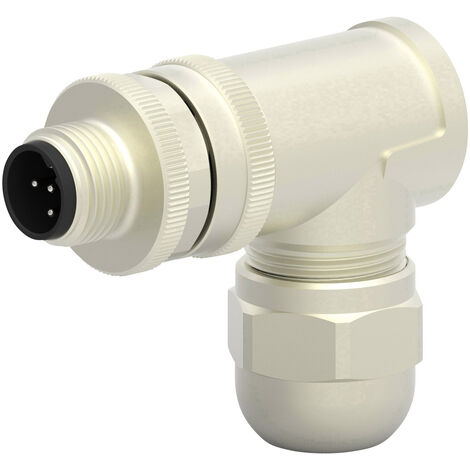 TE Connectivity T4113411051-000 Sensor-/Aktor-Steckverbinder, unkonfektioniert M12 Stecker, gewinkel