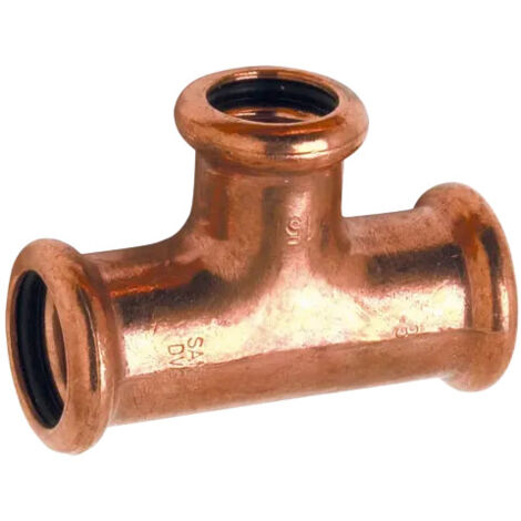 Té cuivre à sertir, diamètre 16 mm
