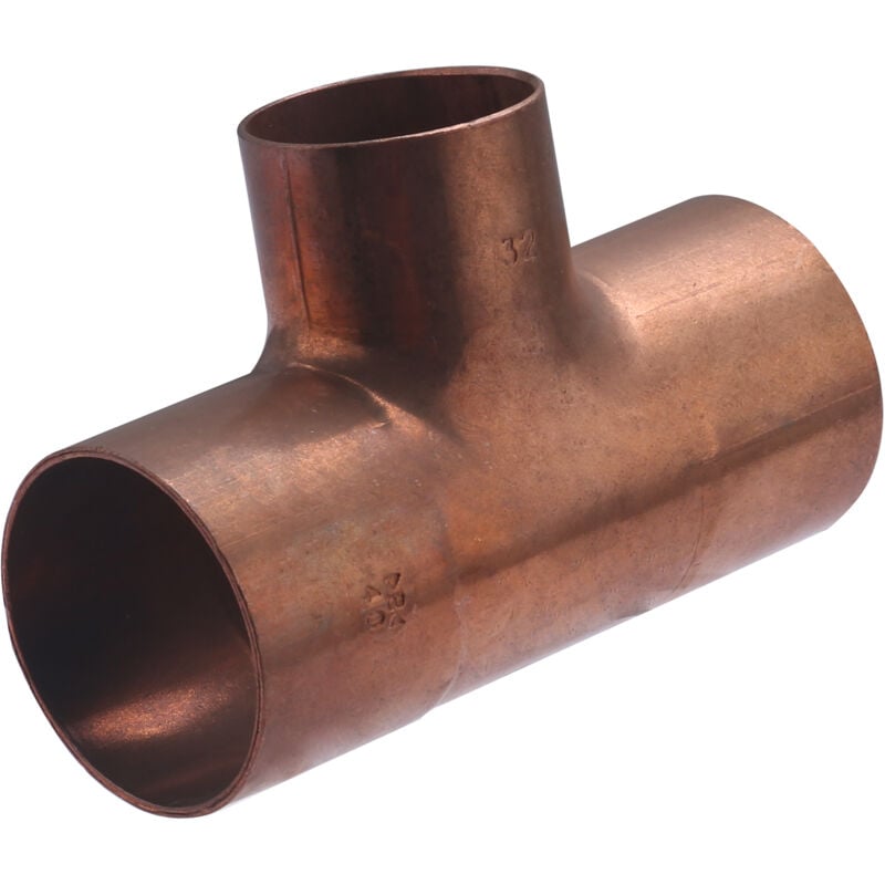 Té femelle réduit à souder pour tube cuivre Noyon&thiebault 40 - Ø32 - Ø40