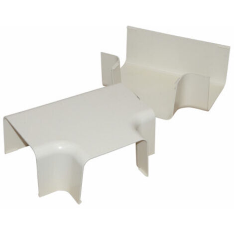 Té de dérivation 140x90 blanc crème 9001 (X 2) - DIFF
