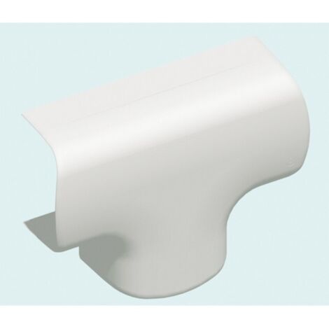 té de dérivation - pour goulotte de climatisation - 120 x 75 mm - blanc - iboco 06838