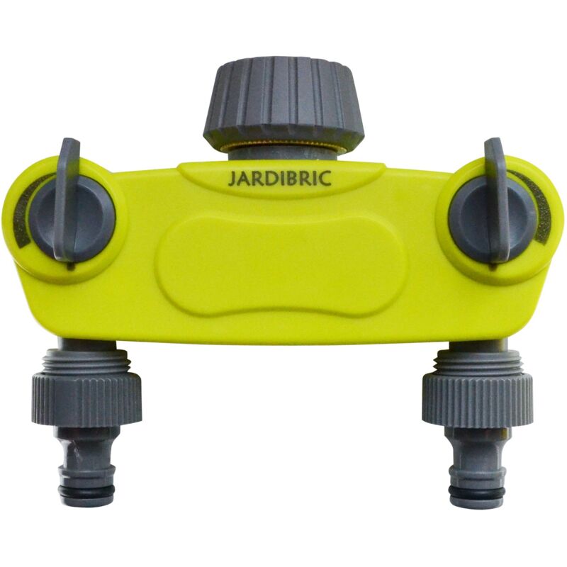 Jardibric - Té de dérivation pour robinet 2 sorties