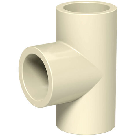 Té de réduction IDMAR CPVC 3/4" x 3/4" x 1/2" collé - eau chaude