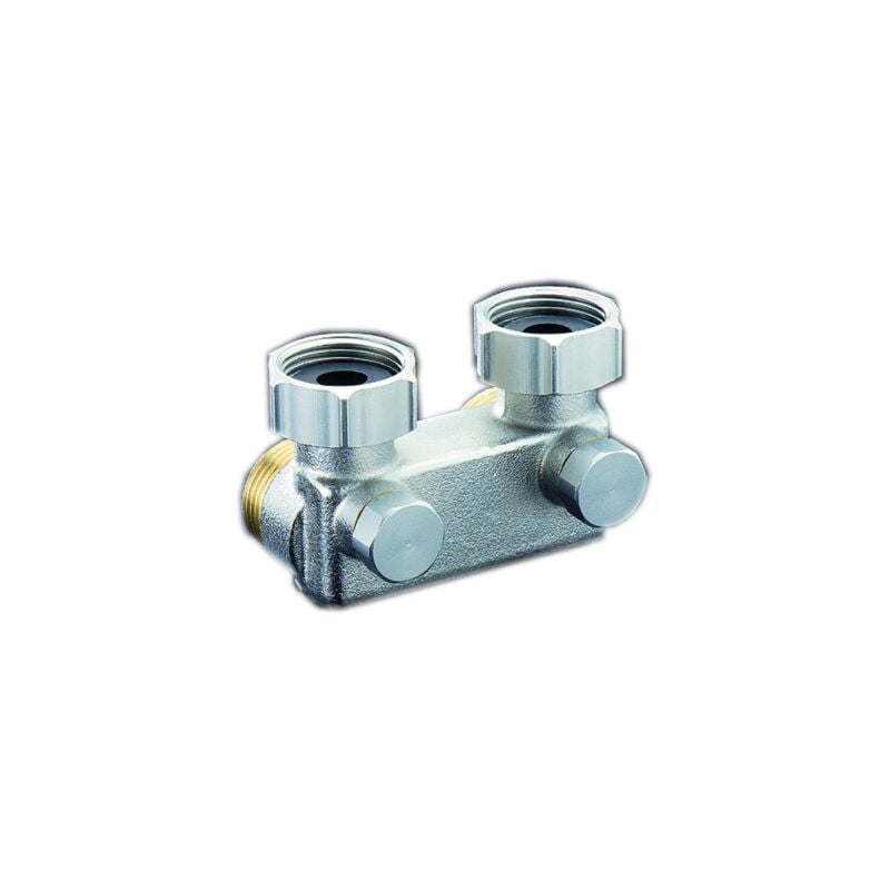 Oventrop - déviateur ayant une forme angulaire d&39 obturation 1016462, 50 mm, 3/4 « UMX3 / 4 » plaqué nickel,