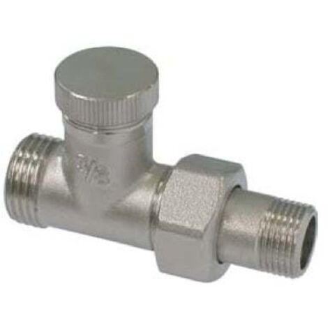 Té de réglage Mâle Mâle 1/2" (15/21) avec douille écrou - Conecterm
