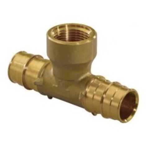 Té de sortie femelle Q&E - UPONOR Dimensions : Ø16mm x 1/2".