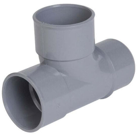 Te doe foot simpla MF a 87¡30 - PVC gris - ¯ 32 mm NICOLL, Ref. UTF188MF