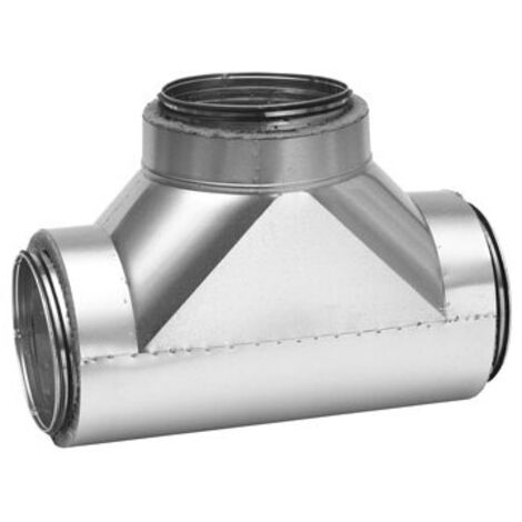 Té droit circulaire galva isol D1500mm D2315mm Angle 90° Ep. Isolation25mm NATHER 292092