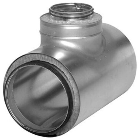 Té droit circulaire galva isol D1630mm D2630mm Angle 90° Ep. Isolation25mm NATHER 549639