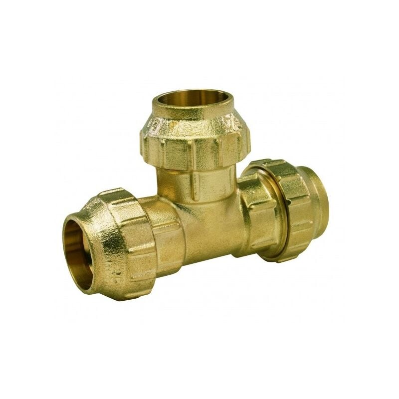 Té égal avec écrou externe raccords en laiton - arch Dimensions : 20 mm