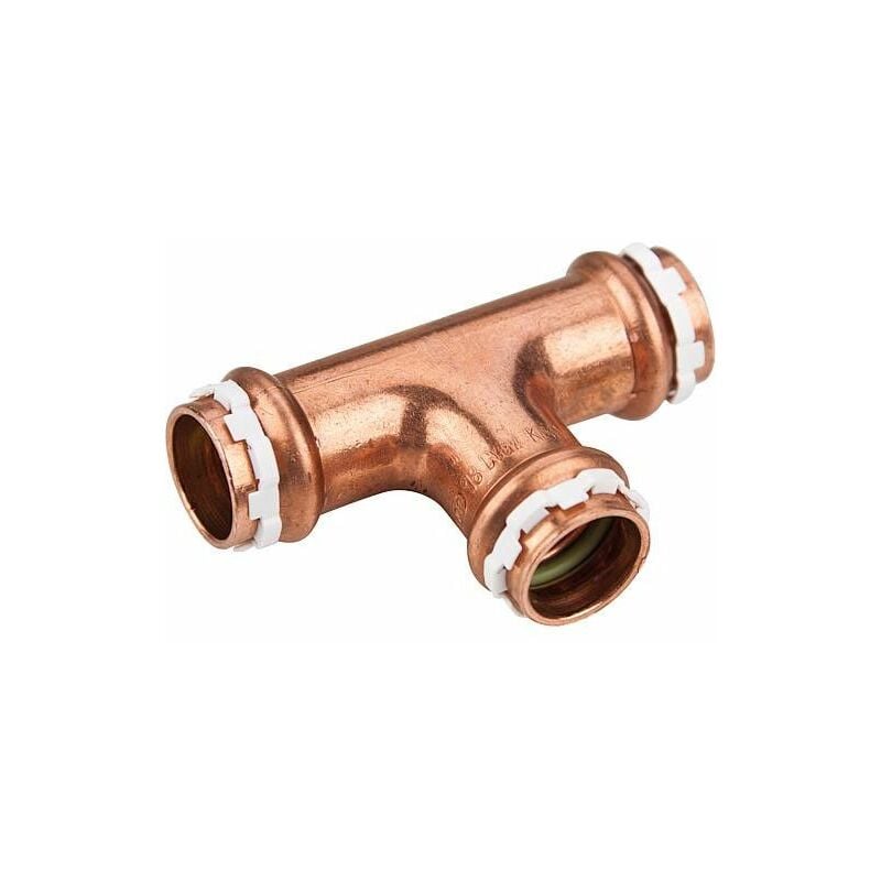 Raccord a sertir solaire cuivre Piece en t, 22 mm, contour v Type vcs 5130