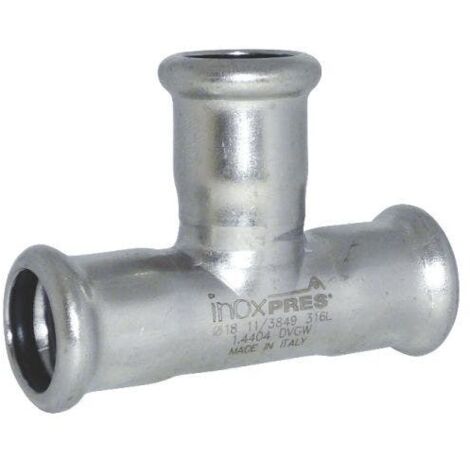 Té égal FFF 182 InoxPres®-182035000 - Raccorderie Metalliche