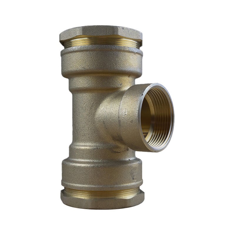 Té égal laiton pehd Ø50 Femelle 1-1/2' (40/49) - acs 16 Bar Arco