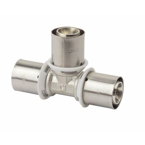 Té égal Multicouche à Sertir 20mm - Tuyauterie Et Raccords