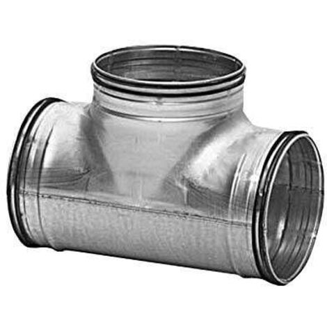 Té equerre 90° Galva D250/D200 à joints - TGAL90D250/D200J ECONONAME - TGAL90D250/D200J