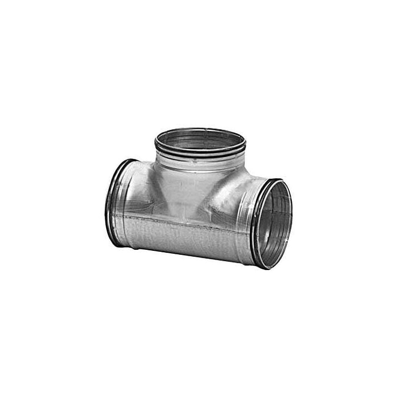 Té equerre 90° Galva D80/D80 à joints - TGAL90D80/D80J Econoname TGAL90D80/D80J