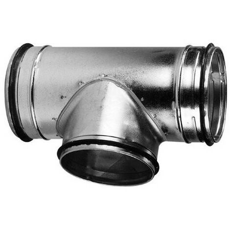 Té équerre à 90° en acier galvanisé à joints D.160/160 mm S&P (UNELVENT) 867775