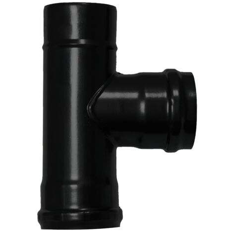 Te Estufa Pellet Vitrificada Ø80 mm 90°