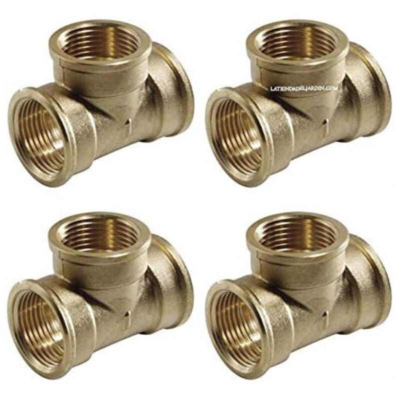 Lot de 4 Laiton Femelle 2'' Accessoire en laiton Aenor Filetage femelle 2'' Union des tuyaux d'irrigation Connecteur de
