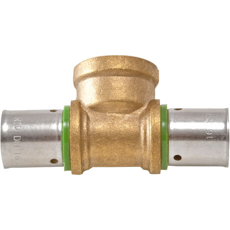 Té femelle PER à sertir radial - Diamètre : 16 - 1/2'' - 16