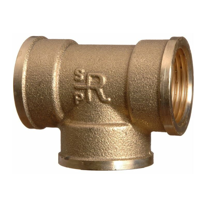 Raccord laiton en t à visser - f 2'