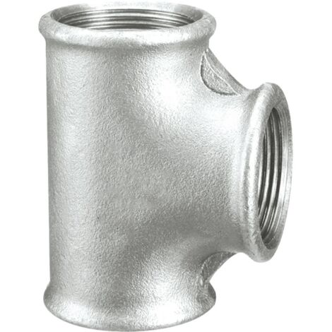 Té fonte galva FFF - Diamètre : 1''