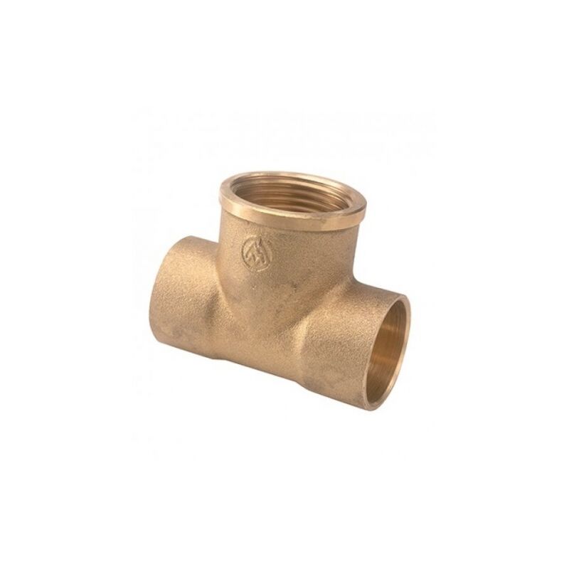 

Metalgrup - Te Mixta Hembra Laton/Cobre 130G 22 Mm X 3/4'