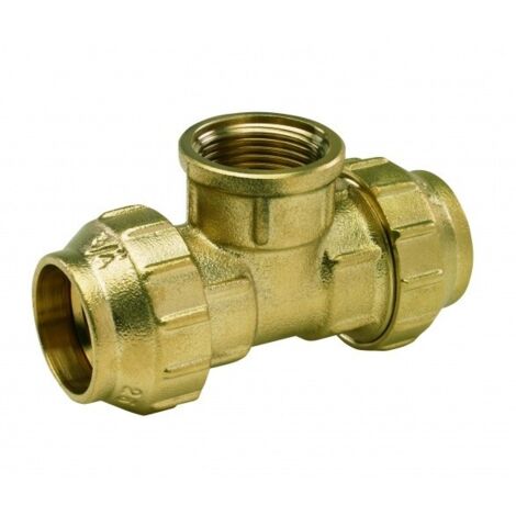 Te hembra con tuerca exterior FITTINGS LATÓN - ARCO Medidas: Ø25mm x 3/4"