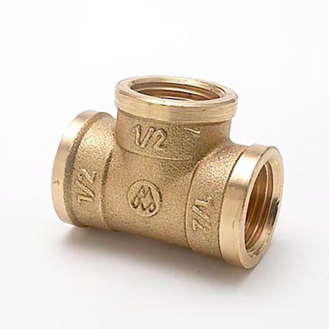 Te hhh 1/2" laiton