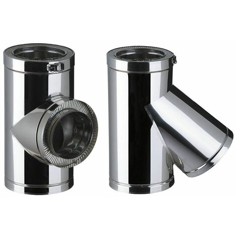 Té isolé THERMINOX TI - Té 135° - Diamètre 150