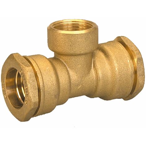Té laiton compression ACS Femelle 1/2" PE20