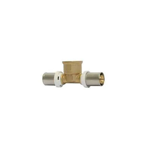 Té laiton multicouche type Radial femelle 26/15x21/26 mm