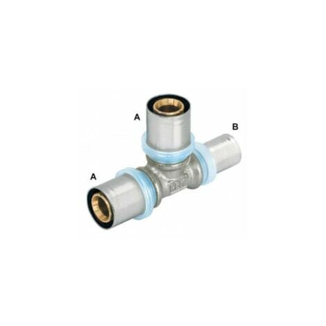 Raccord en Té - A sertir - 32x3 - 26x3 - RBM - 8513220