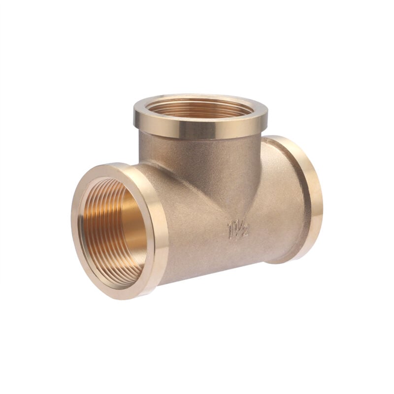 Noyon&thiebault - Té femelle laiton à visser F40x49 (1' 1/2)